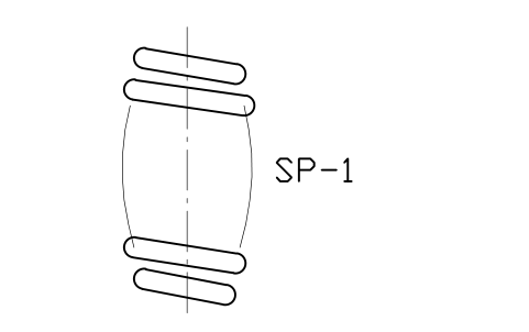 Anteprima del simbolo Barrel compression, view, blocco SPG_COMP_BARREL_VIEW