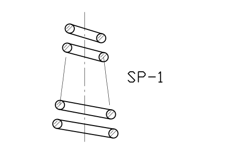 Anteprima del simbolo Conical compression, section, blocco SPG_COMP_CONE_SECTION