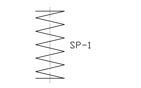Anteprima del simbolo Compression spring, blocco SPG_COMP_CYL_SIMPLE