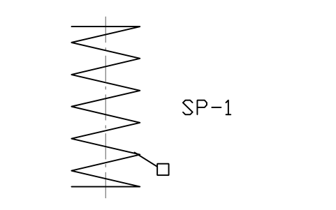 Anteprima del simbolo Square wire compression, blocco SPG_COMP_SQUARE_SIMPLE