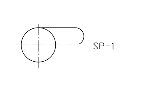 Anteprima del simbolo Constant force spring, blocco SPG_CONST_EXT_SIMPLE