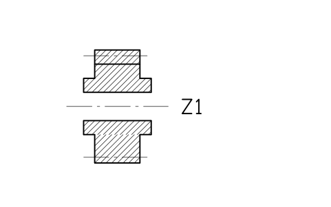 Anteprima del simbolo Root surface, section, blocco SPG_ROOT_SECTION
