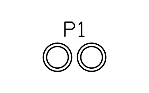 Vorschau des Symbols Abfall- und Wertstoffbehälter, Paar, Block STA_BIN_PAIR