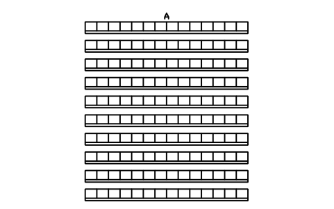 Vorschau des Symbols Sitzblock, 10 Reihen x 14, Block STA_BLOCK_10X14