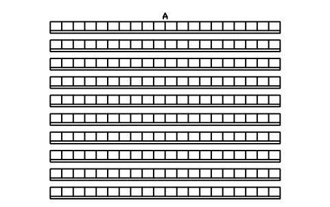 Vorschau des Symbols Sitzblock, 10 Reihen x 20, Block STA_BLOCK_10X20