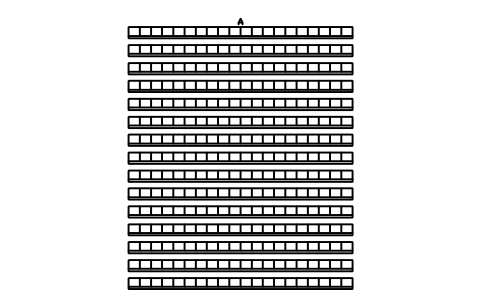 Vorschau des Symbols Sitzblock, 15 Reihen x 20, Block STA_BLOCK_15X20