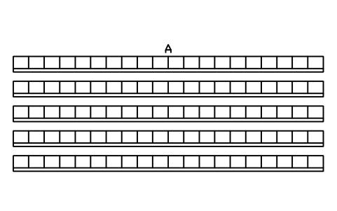 Vorschau des Symbols Sitzblock, 5 Reihen x 20, Block STA_BLOCK_5X20