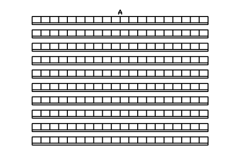 Vorschau des Symbols Sitzblock, 760 Reihe, 10 x 20, Block STA_BLOCK_TIGHT_10X20