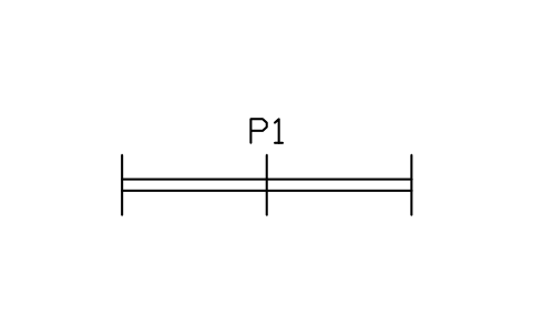 Vorschau des Symbols Absperrgitter, 3000, Block STA_CROWD_BARRIER_3000