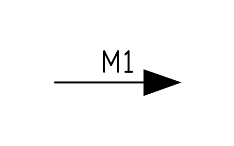 Vorschau des Symbols Fluchtrichtungspfeil, Block STA_EGRESS_ARROW