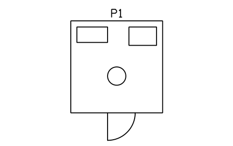 Vorschau des Symbols Familienraum, 3000 x 3000, Block STA_FAMILY_ROOM