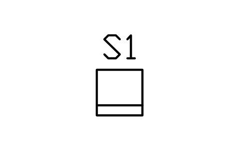 Vorschau des Symbols Sitz, fest, 500 x 500, Block STA_SEAT_FIXED_500