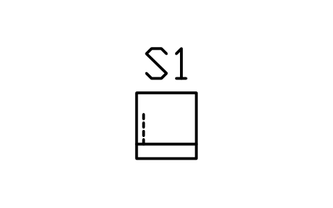 Vorschau des Symbols Sitz, klappbar, 500 x 550, Block STA_SEAT_FOLDING_500