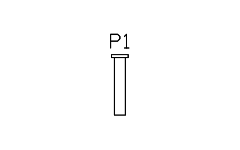 Vorschau des Symbols Brüstung vorne, geschlossen, 1100 hoch, Block STA_SEC_BARRIER_1100
