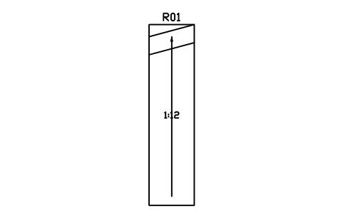 Ramp sembolünün önizlemesi, blok ARCH_RAMP