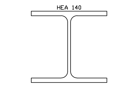 HEA 140 sembolünün önizlemesi, blok SEC_HEA140