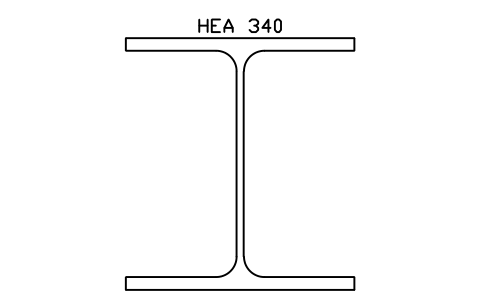 HEA 340 sembolünün önizlemesi, blok SEC_HEA340