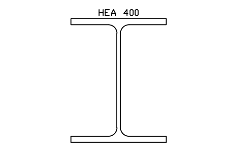 HEA 400 sembolünün önizlemesi, blok SEC_HEA400