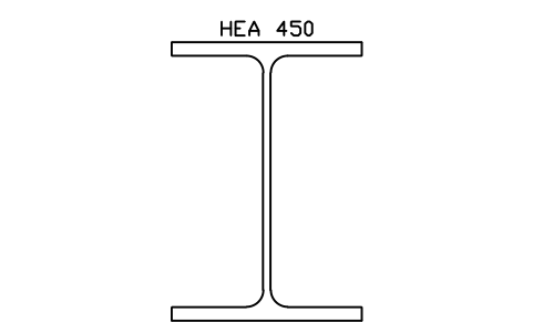 HEA 450 sembolünün önizlemesi, blok SEC_HEA450