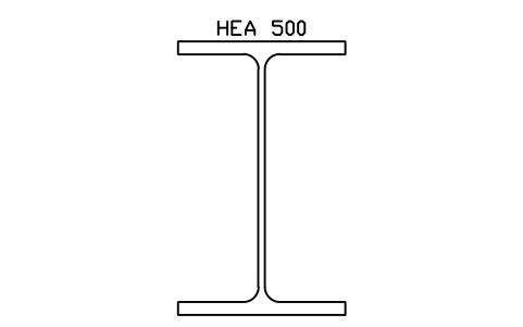 HEA 500 sembolünün önizlemesi, blok SEC_HEA500