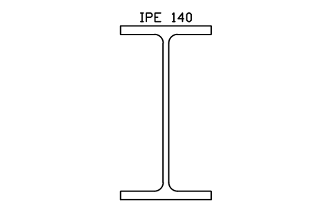 IPE 140 sembolünün önizlemesi, blok SEC_IPE140