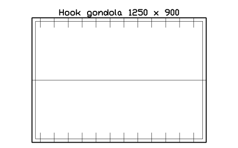 Anteprima del simbolo Hook gondola 1250 x 900, blocco SMK_HOOK_GOND