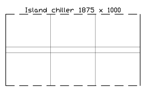 Anteprima del simbolo Island chiller 1875 x 1000, blocco SMK_ISLAND_CHILL_1875