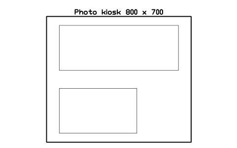 Anteprima del simbolo Photo kiosk 800 x 700, blocco SMK_PHOTO_KIOSK