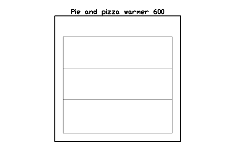 Anteprima del simbolo Pie and pizza warmer 600, blocco SMK_PIE_WARMER