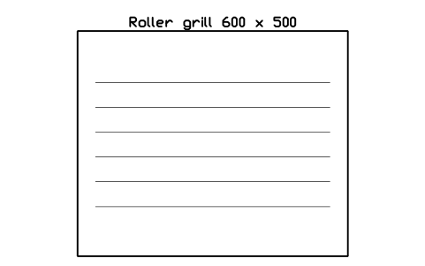 Anteprima del simbolo Roller grill 600 x 500, blocco SMK_ROLLER_GRILL