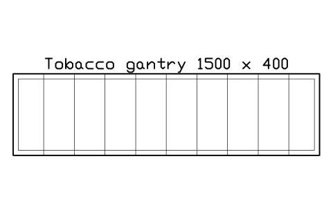 Anteprima del simbolo Tobacco gantry 1500 x 400, blocco SMK_TOBACCO_GANTRY