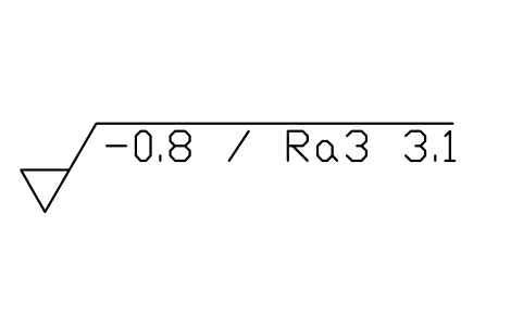 Anteprima del simbolo lunghezza di campionamento 0.8, Ra3, blocco SUR_BAND_SAMPLING