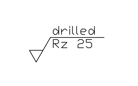 Anteprima del simbolo Forato, Rz 25, blocco SUR_METH_DRILLED