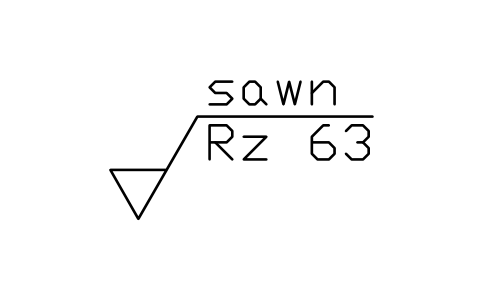 Anteprima del simbolo Segato, Rz 63, blocco SUR_METH_SAWN