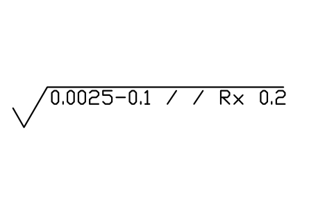 Anteprima del simbolo motivo Rx 0.2, blocco SUR_MOTIF_RX