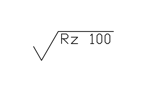 Anteprima del simbolo Rz 100, processo qualsiasi, blocco SUR_RZ_100_ANY