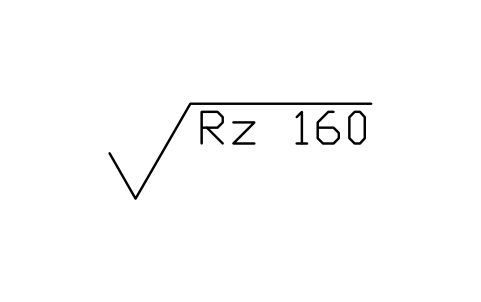 Anteprima del simbolo Rz 160, processo qualsiasi, blocco SUR_RZ_160_ANY