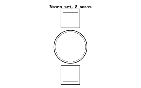 Preview of the Bistro set, 2 seats symbol, block POL_BISTRO_2