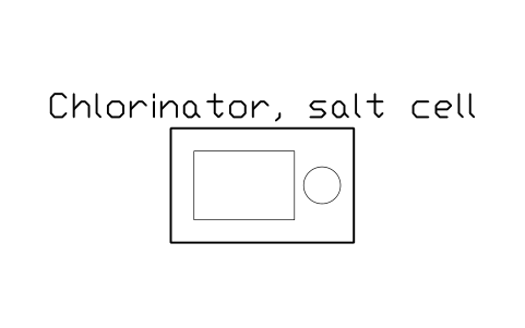 Preview of the Chlorinator, salt cell symbol, block POL_CHLORINATOR
