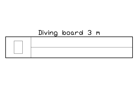 Preview of the Diving board 3 m symbol, block POL_DIVING_BOARD