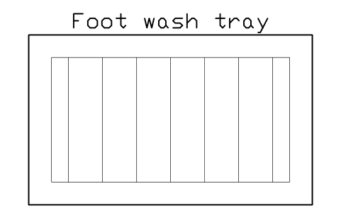Preview of the Foot wash tray symbol, block POL_FOOT_WASH