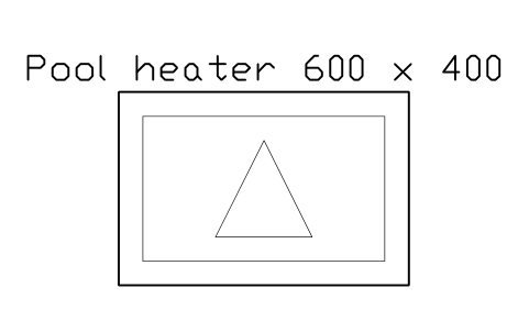 Preview of the Pool heater 600 x 400 symbol, block POL_HEATER