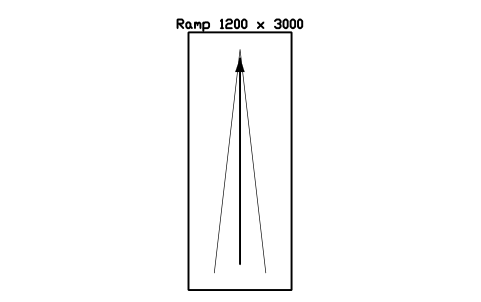 Preview of the Ramp 1200 x 3000 symbol, block POL_RAMP_1200