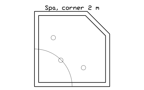 Preview of the Spa, corner 2 m symbol, block POL_SPA_CORNER_2000