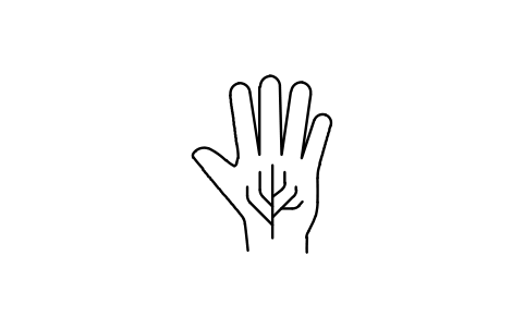 Vorschau des Symbols Vein recognition, hand, Block EGT_6261