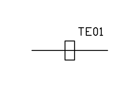 Anteprima del simbolo Waveguide, rectangular, TE01, blocco TLX_S01139_WAVEGUIDE_RECTANGULAR_TE01