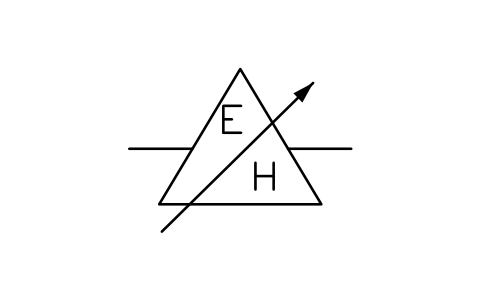 Anteprima del simbolo Matching device, E-H, blocco TLX_S01159_MATCHING_DEVICE_E_H