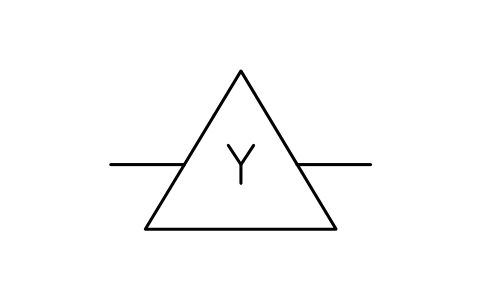 Anteprima del simbolo Discontinuity, shunt (Y), blocco TLX_S01161_DISCONTINUITY_SHUNT_Y