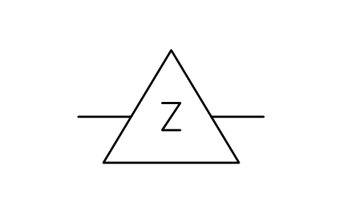 Anteprima del simbolo Discontinuity, series (Z), blocco TLX_S01162_DISCONTINUITY_SERIES_Z