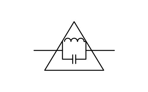 Anteprima del simbolo Discont., parallel resonant, blocco TLX_S01165_DISCONT_PARALLEL_RESONANT